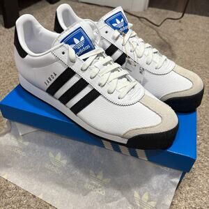 adidas Originals Samoa White Black Men Unisex Casual Shoes Sneakers 675033